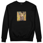 Lady with a Fan Sweatshirt – Siyah