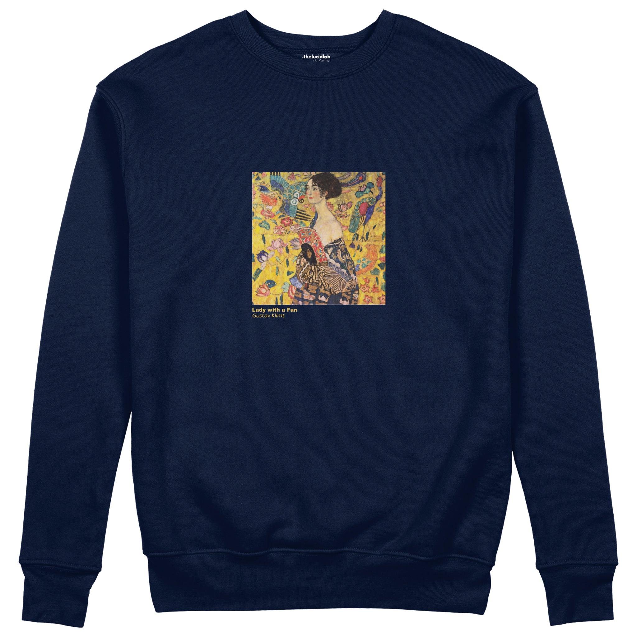 Lady with a Fan Sweatshirt – Lacivert