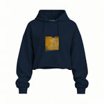 Portrait of Adele Bloch-Bauer I Oversize Crop Hoodie – Lacivert