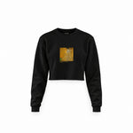 Portrait of Adele Bloch-Bauer I Crop Sweatshirt – Siyah