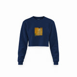 Portrait of Adele Bloch-Bauer I Crop Sweatshirt – Lacivert