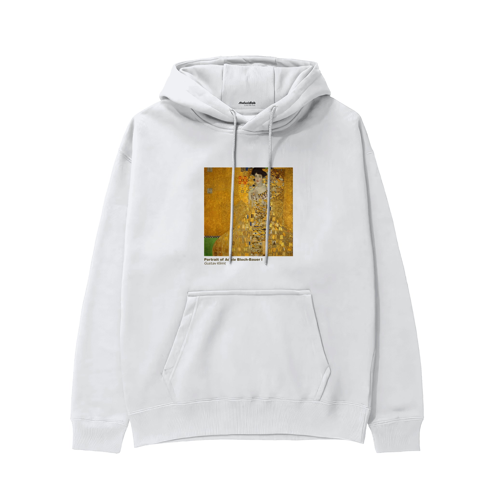 Portrait of Adele Bloch-Bauer I Hoodie – Beyaz