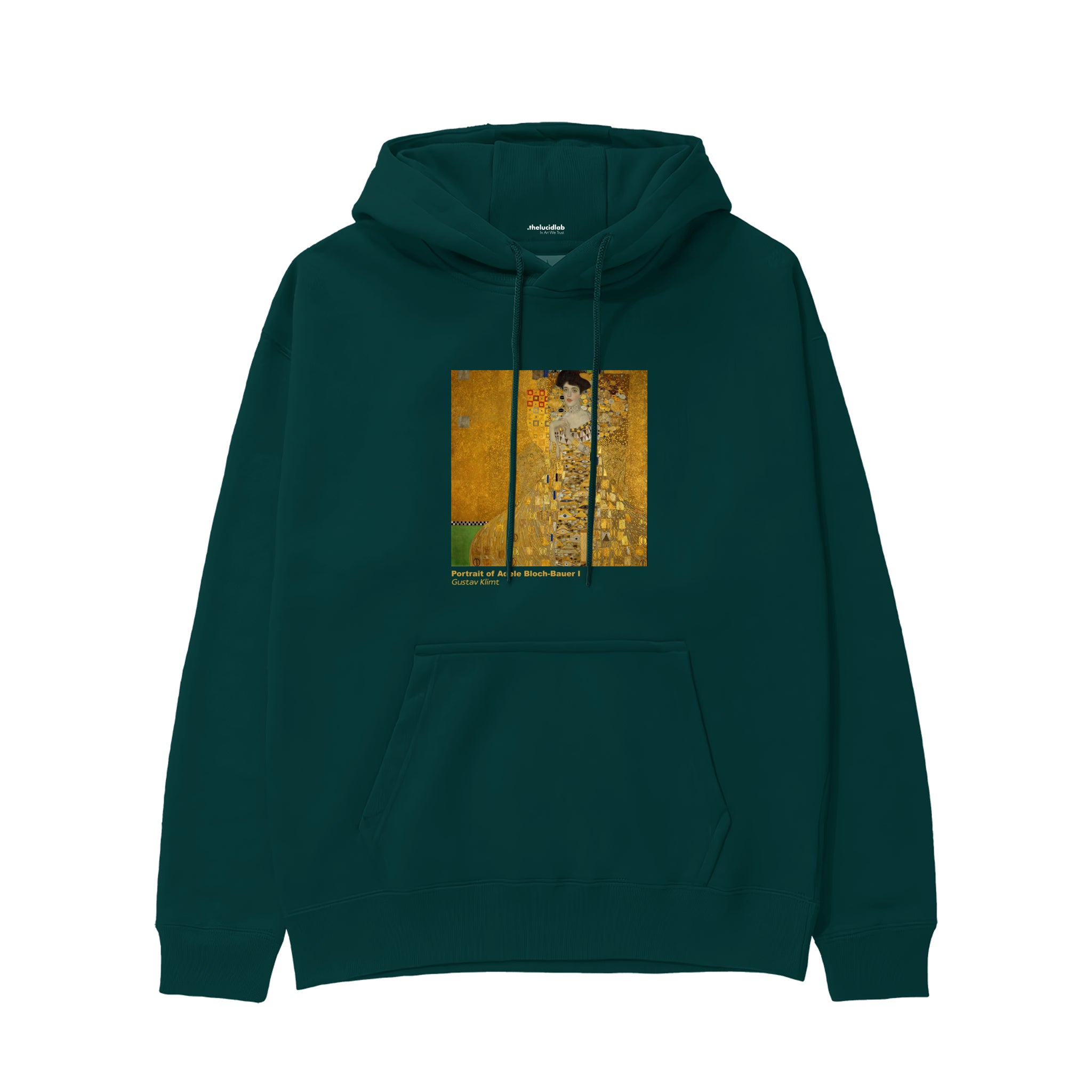 Portrait of Adele Bloch-Bauer I Hoodie – Koyu Yeşil