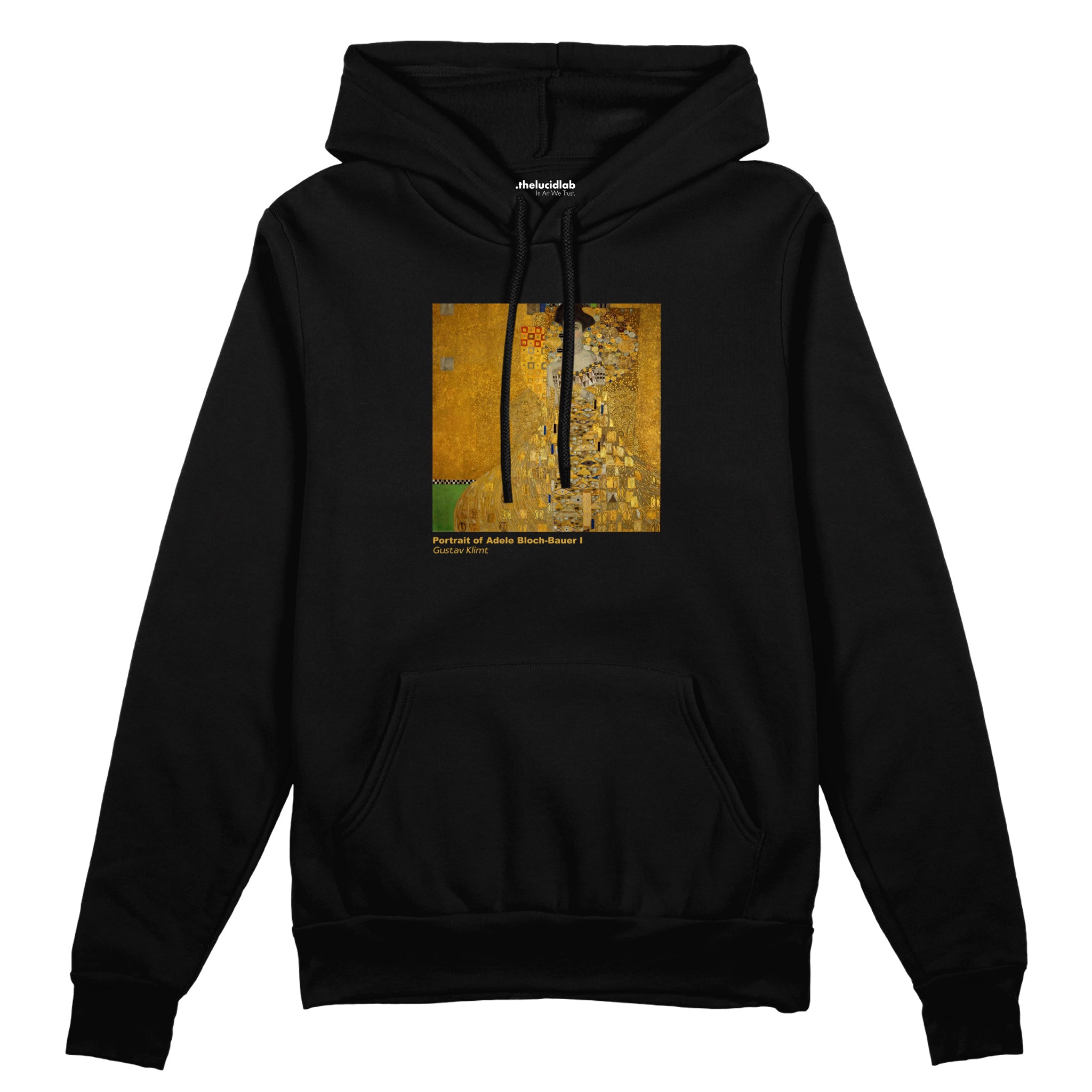 Portrait of Adele Bloch-Bauer I Oversize Hoodie – Siyah