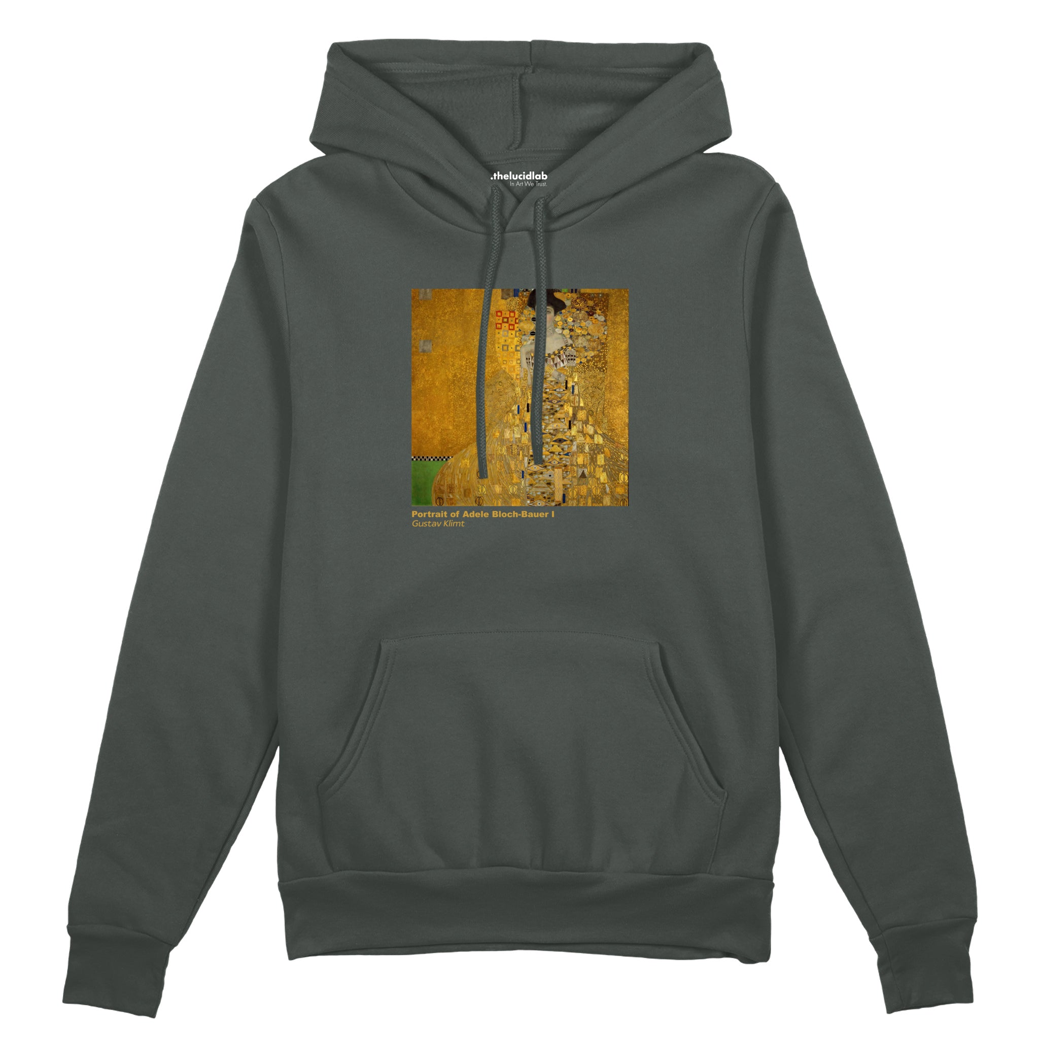Portrait of Adele Bloch-Bauer I Oversize Hoodie – Antrasit