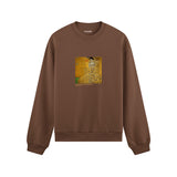 Portrait of Adele Bloch-Bauer I Oversize Sweatshirt – Kahverengi