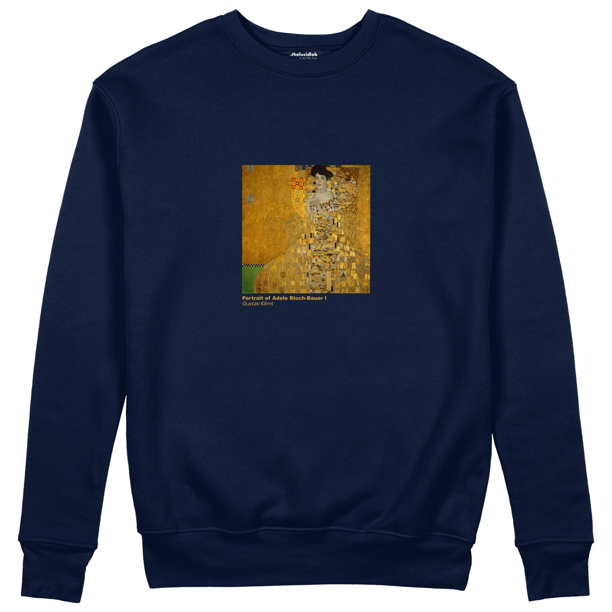 Portrait of Adele Bloch-Bauer I Sweatshirt – Lacivert