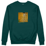 Portrait of Adele Bloch-Bauer I Sweatshirt – Koyu Yeşil