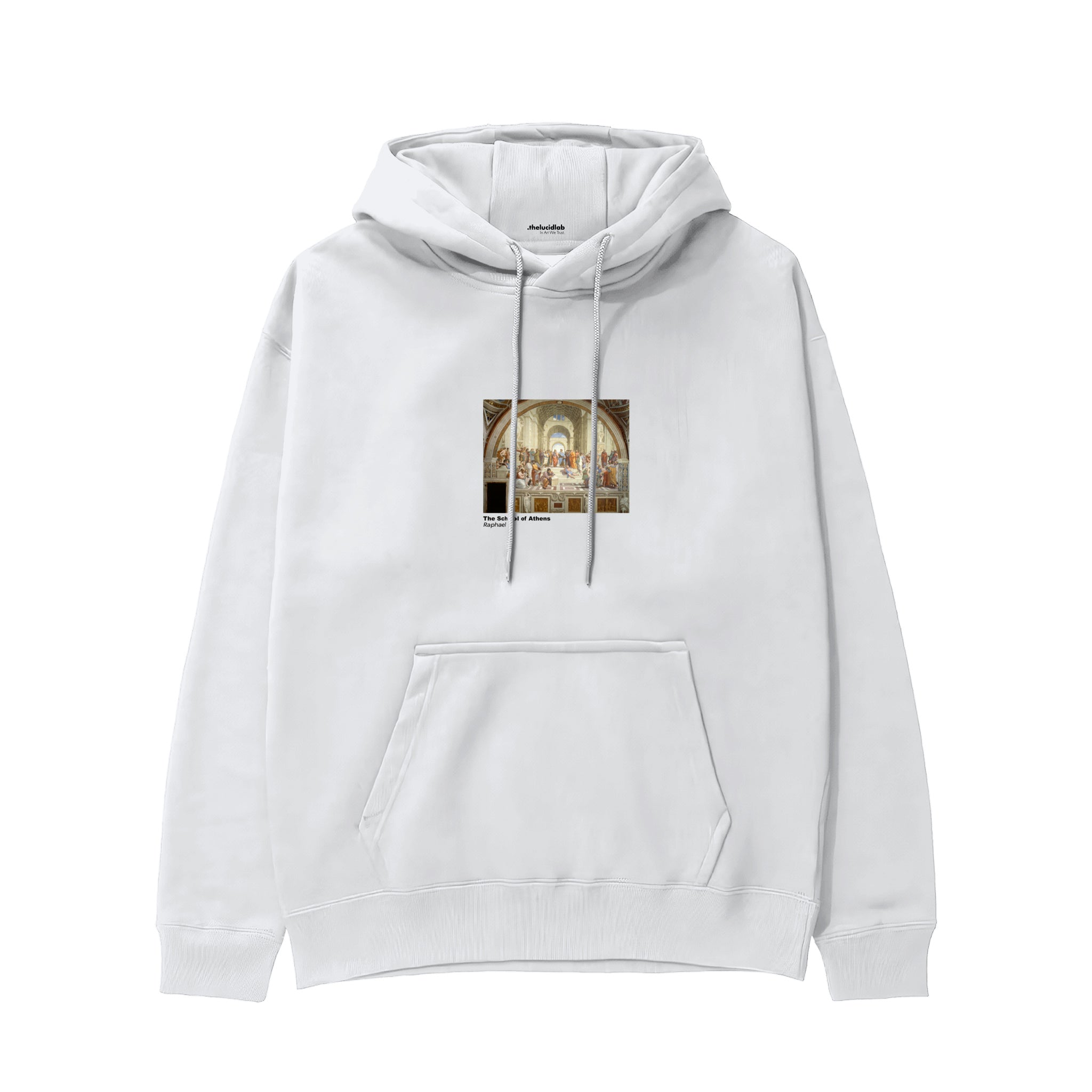The School of Athens Hoodie – Beyaz