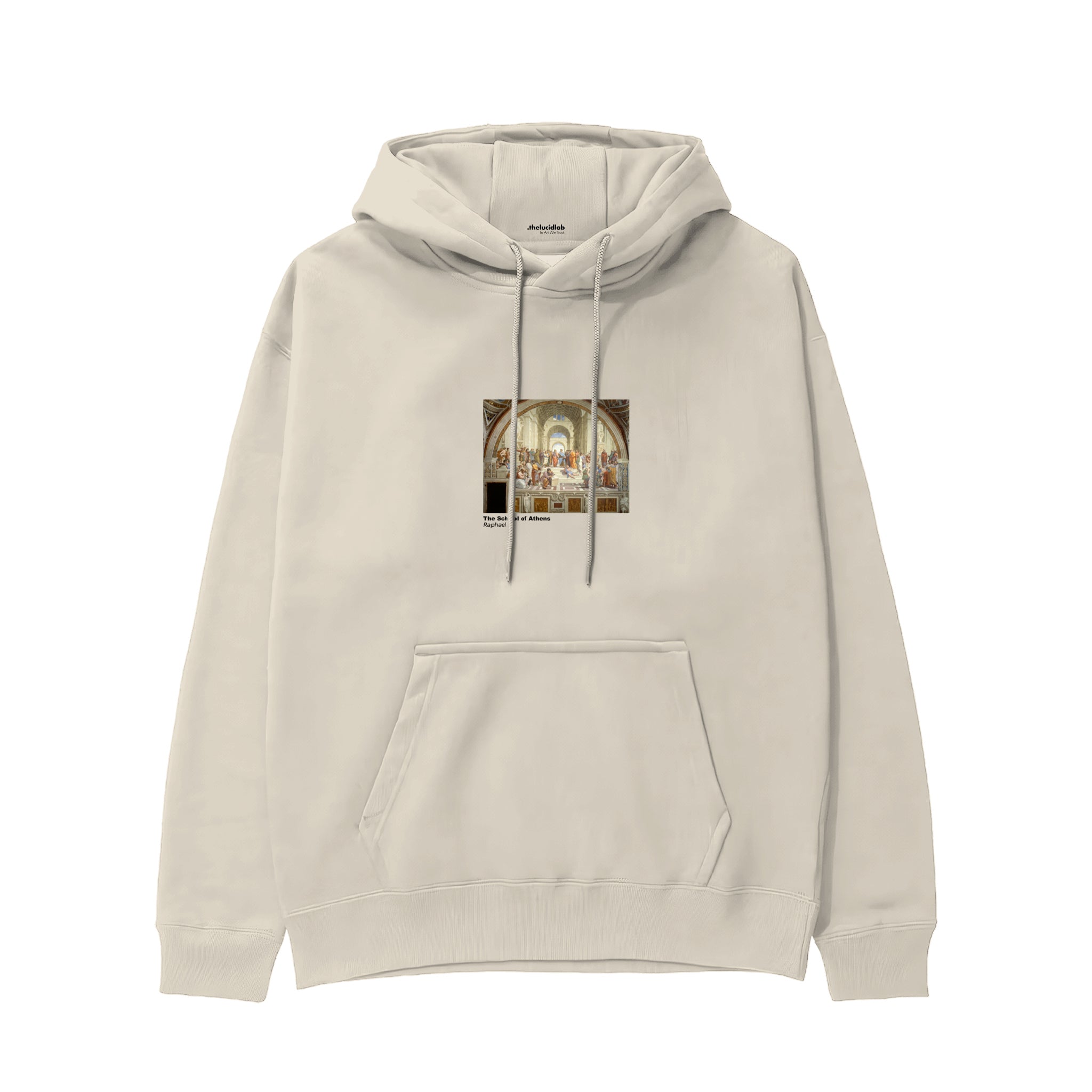 The School of Athens Hoodie – Krem