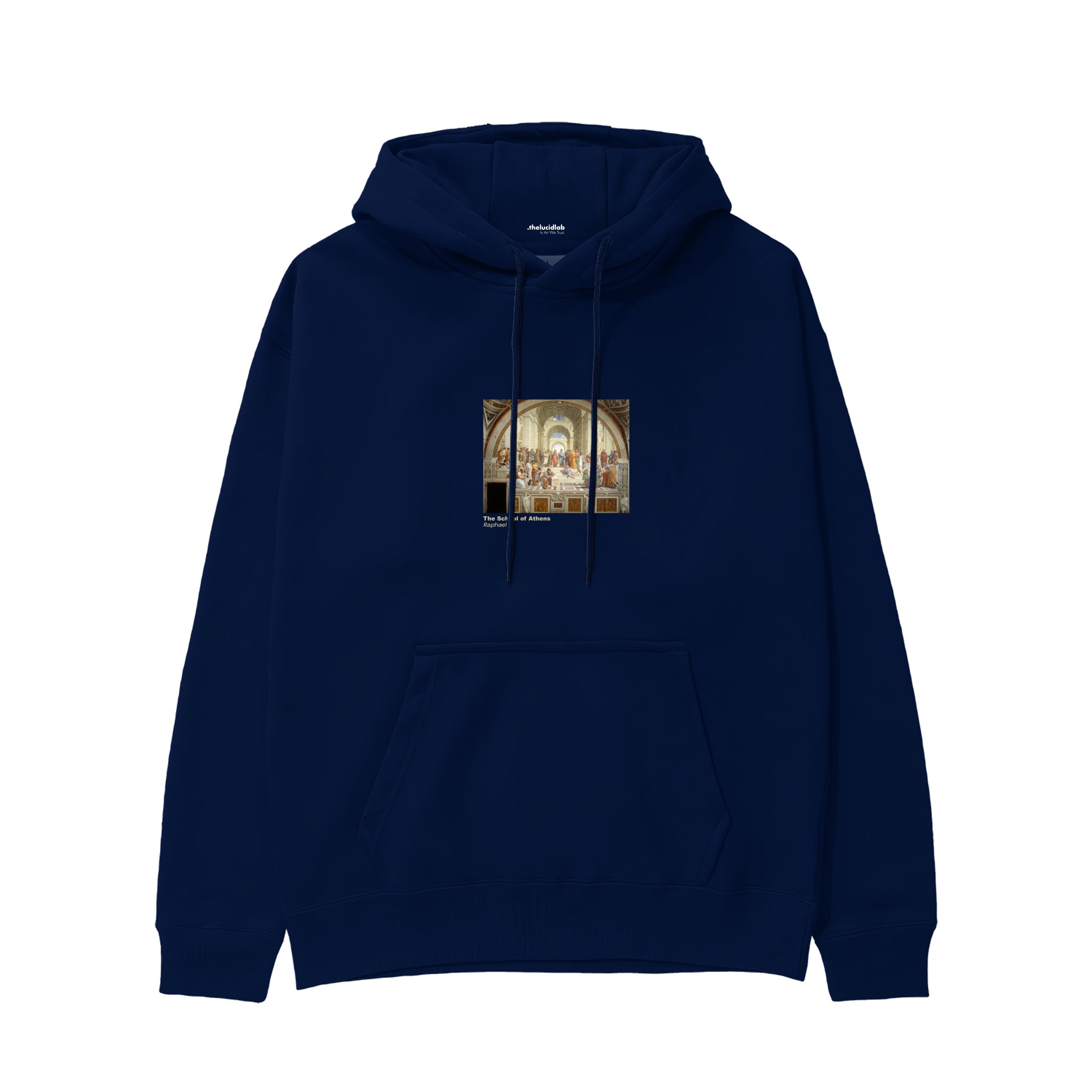 The School of Athens Hoodie – Lacivert