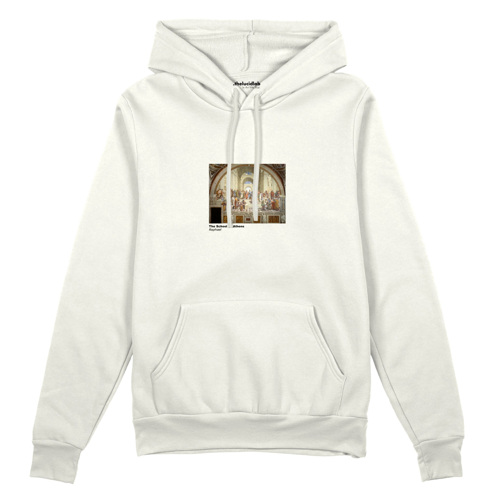The School of Athens Oversize Hoodie – Beyaz