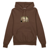 The School of Athens Oversize Hoodie – Kahverengi