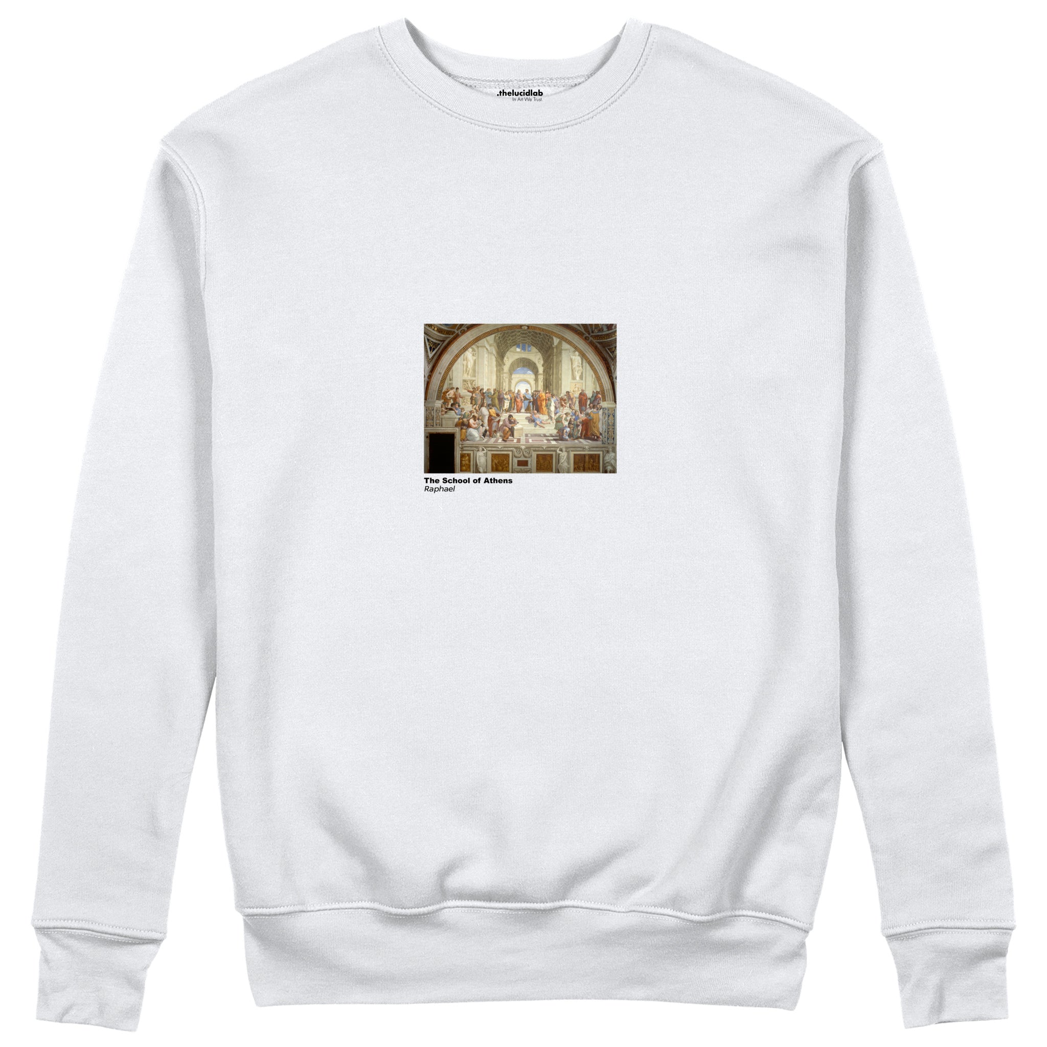 The School of Athens Sweatshirt – Beyaz