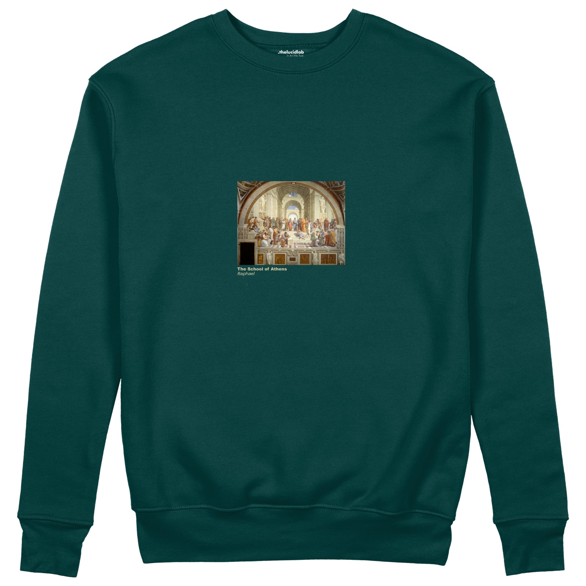 The School of Athens Sweatshirt – Koyu Yeşil