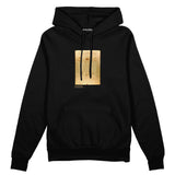 Vitruvian Man Oversize Hoodie – Siyah