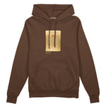 Vitruvian Man Oversize Hoodie – Kahverengi