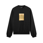 Vitruvian Man Oversize Sweatshirt – Siyah