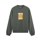 Vitruvian Man Oversize Sweatshirt – Antrasit