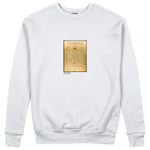 Vitruvian Man Sweatshirt – Beyaz