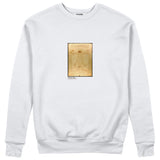 Vitruvian Man Sweatshirt – Beyaz