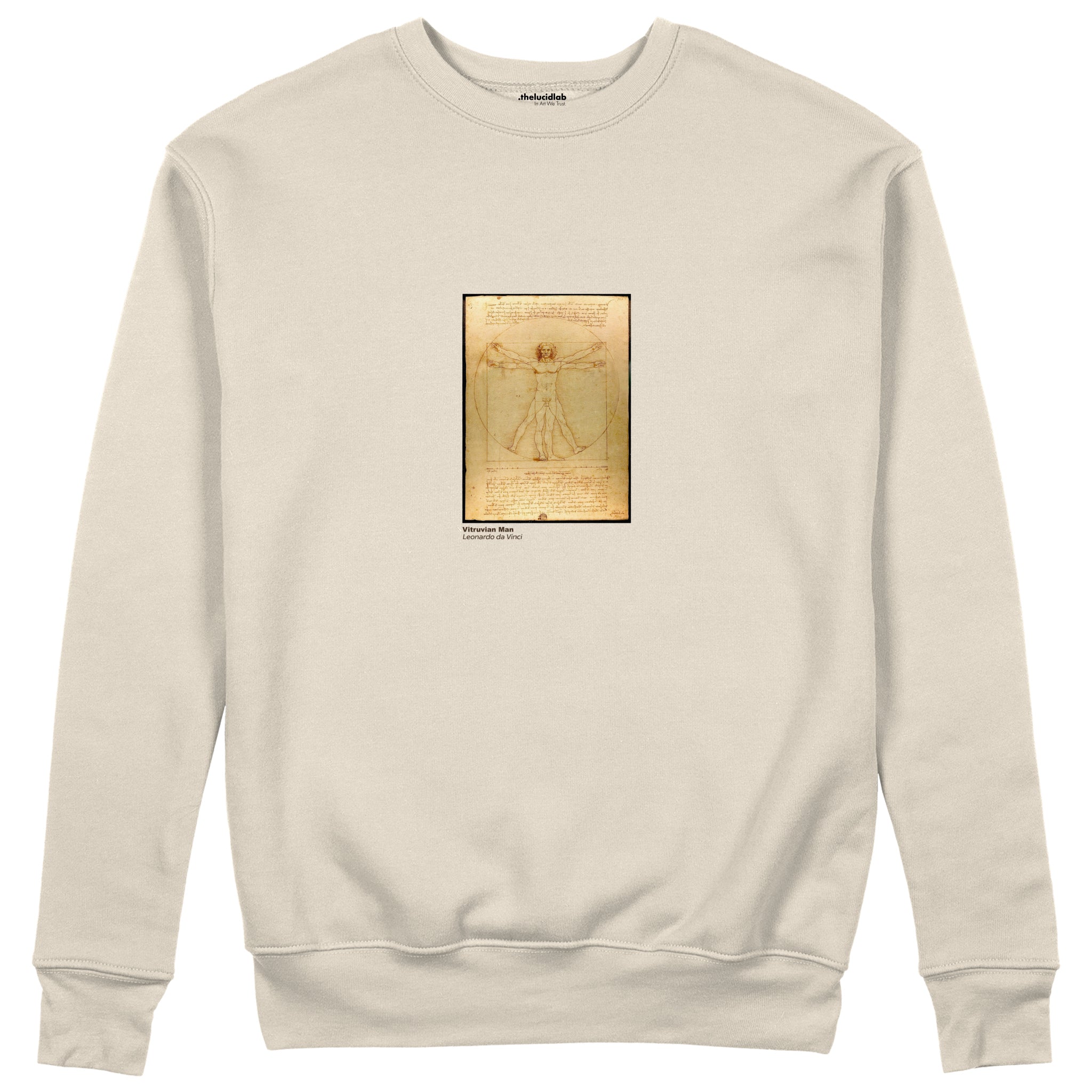 Vitruvian Man Sweatshirt – Bej