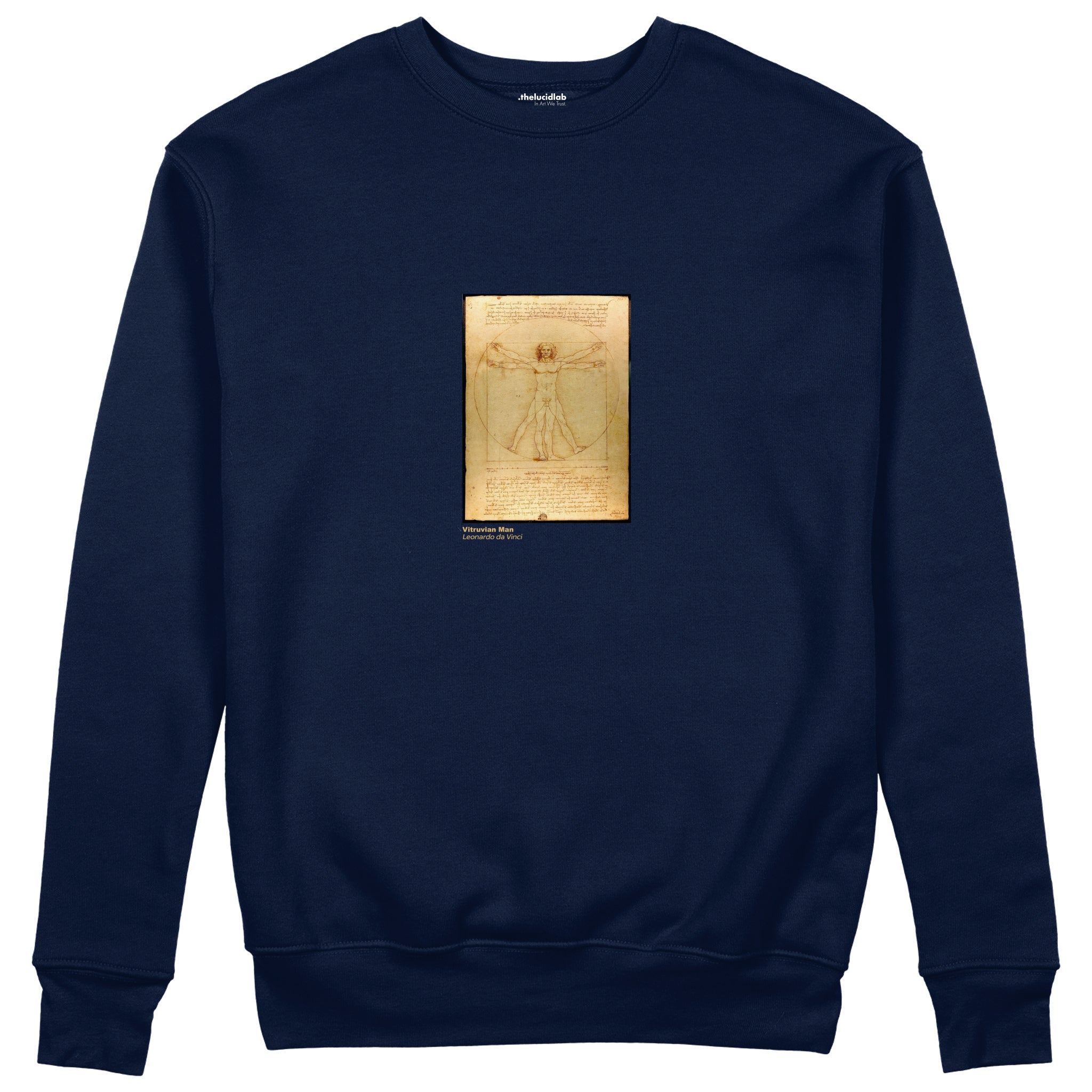 Vitruvian Man Sweatshirt – Lacivert
