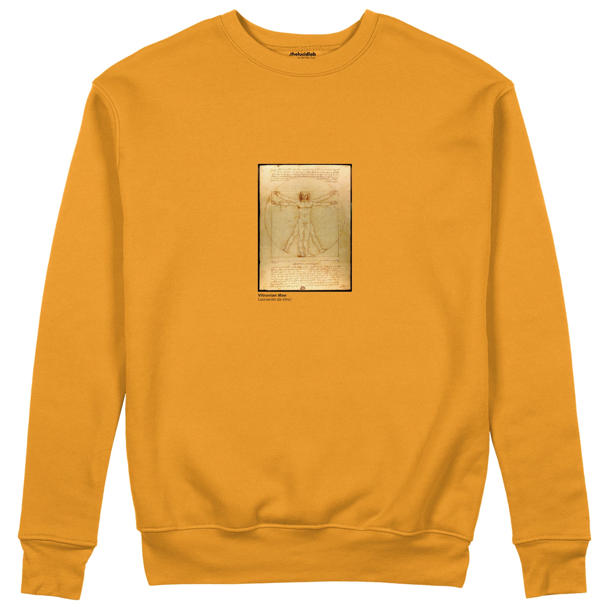 Vitruvian Man Sweatshirt – Turuncu