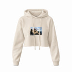 The Fallen Angel Crop Hoodie – Krem
