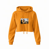 The Fallen Angel Crop Hoodie – Turuncu