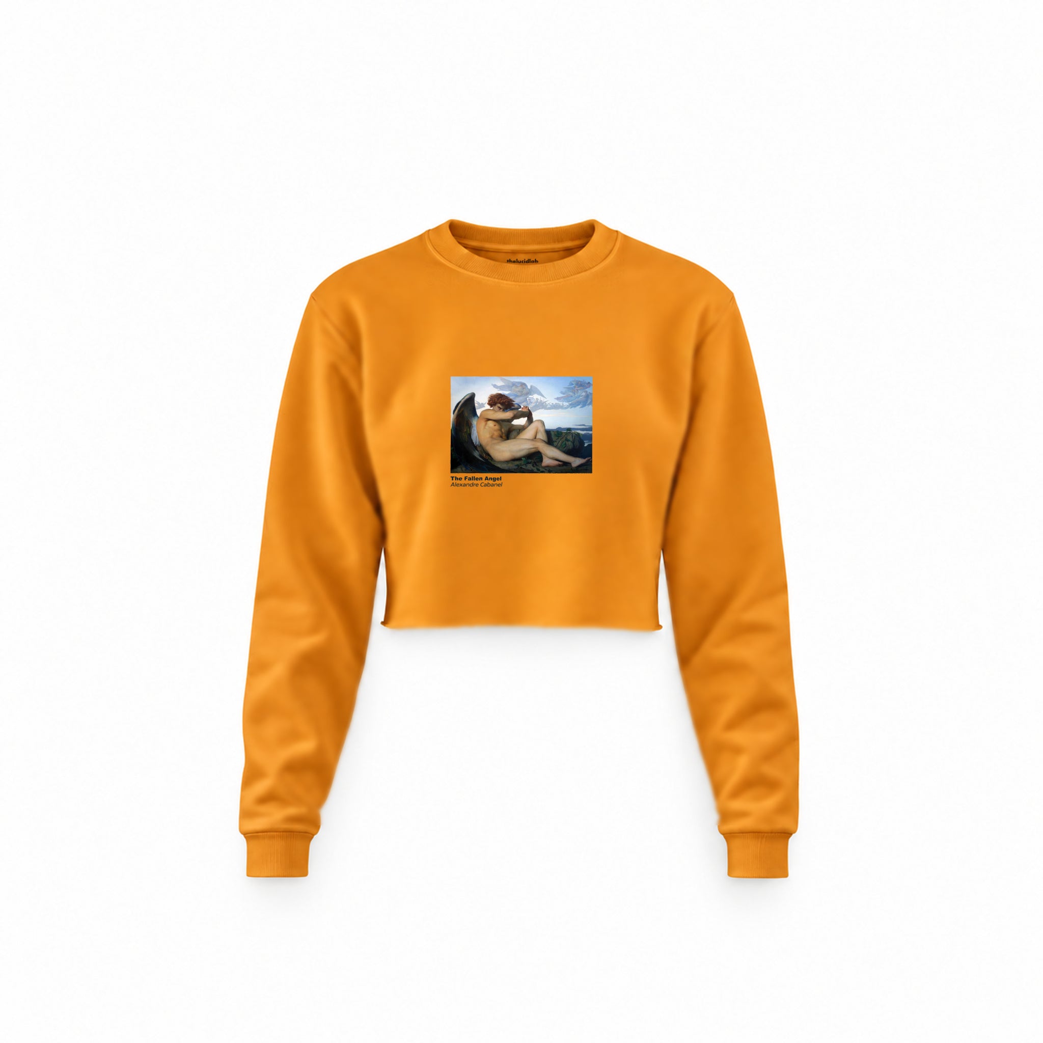 The Fallen Angel Crop Sweatshirt – Turuncu