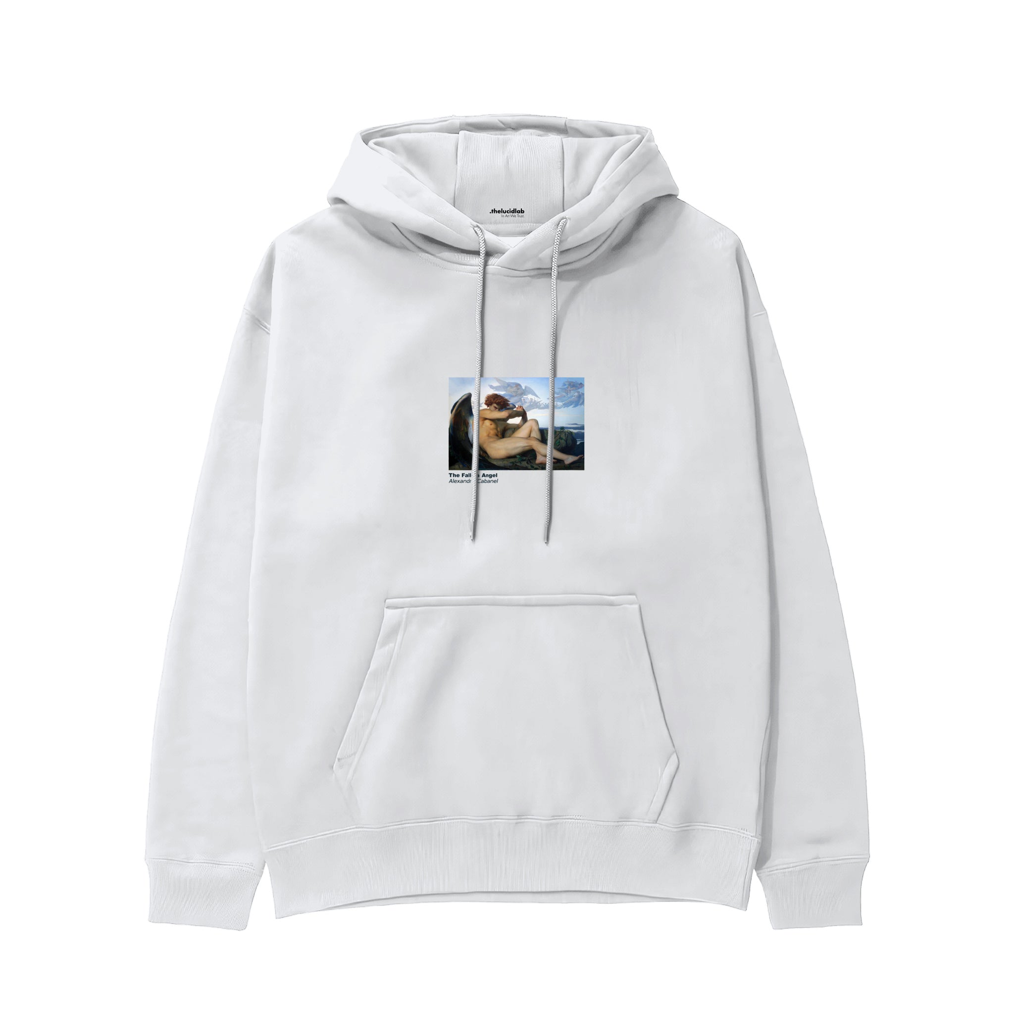 The Fallen Angel Hoodie – Beyaz