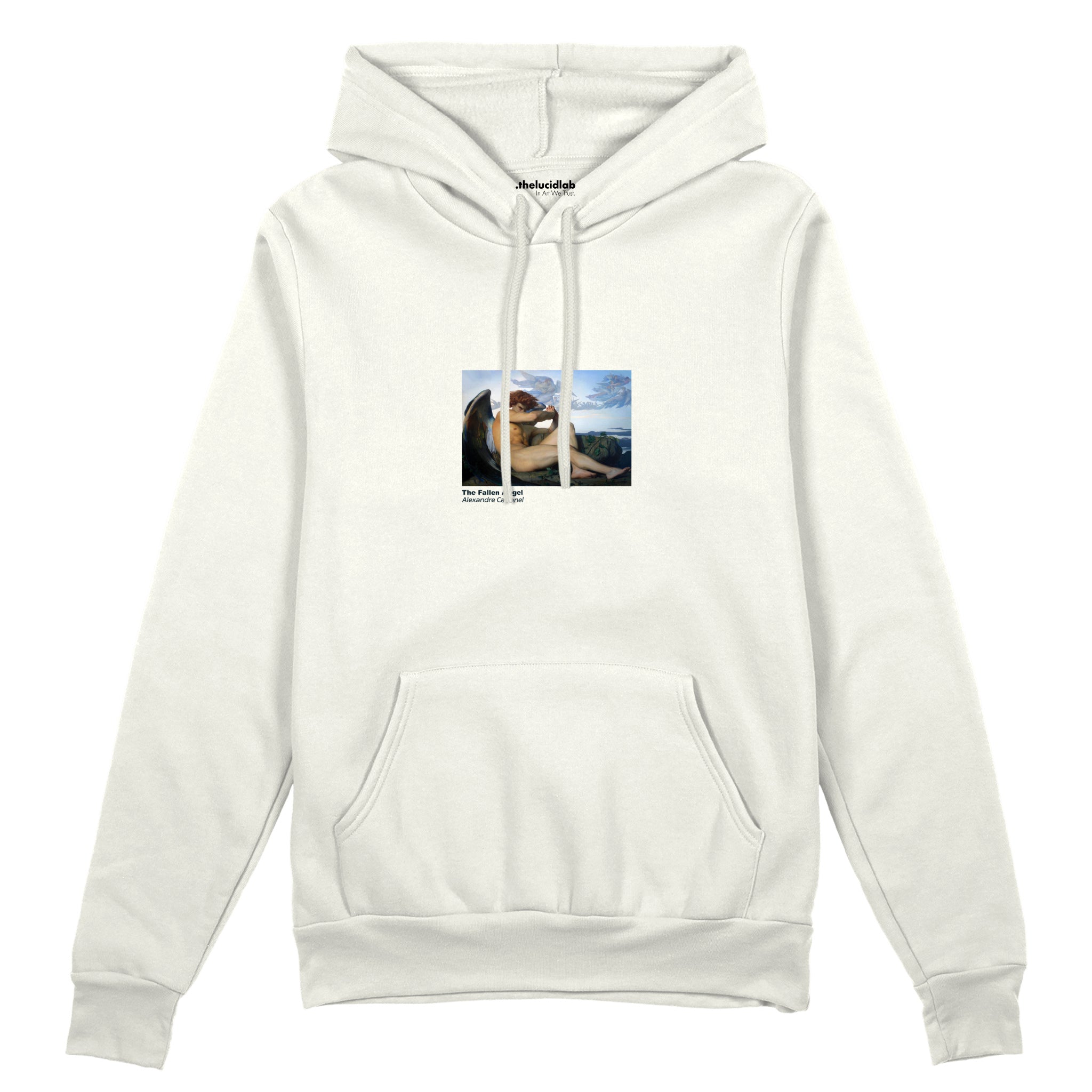 The Fallen Angel Oversize Hoodie – Beyaz