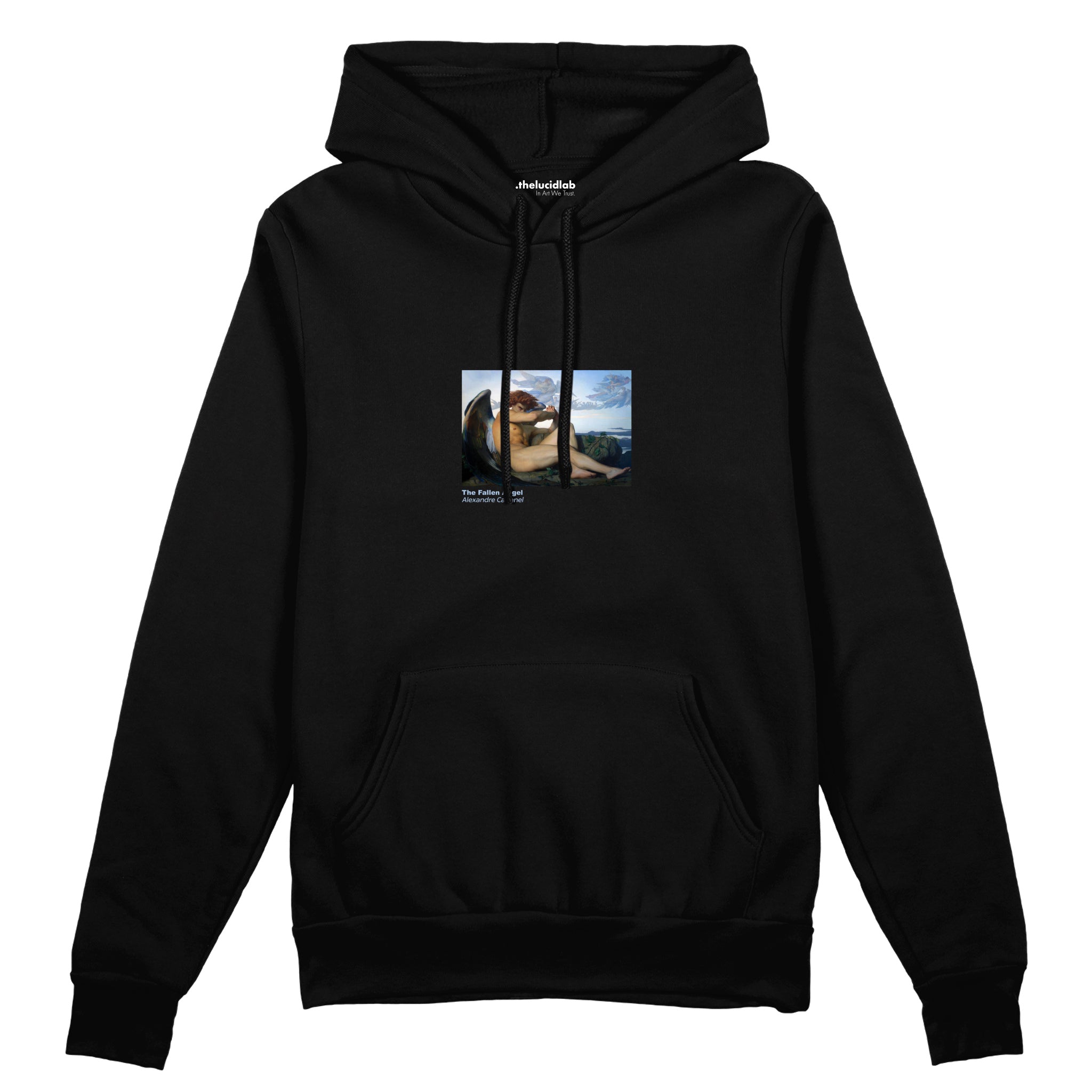 The Fallen Angel Oversize Hoodie – Siyah