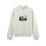 The Fallen Angel Oversize Sweatshirt – Beyaz
