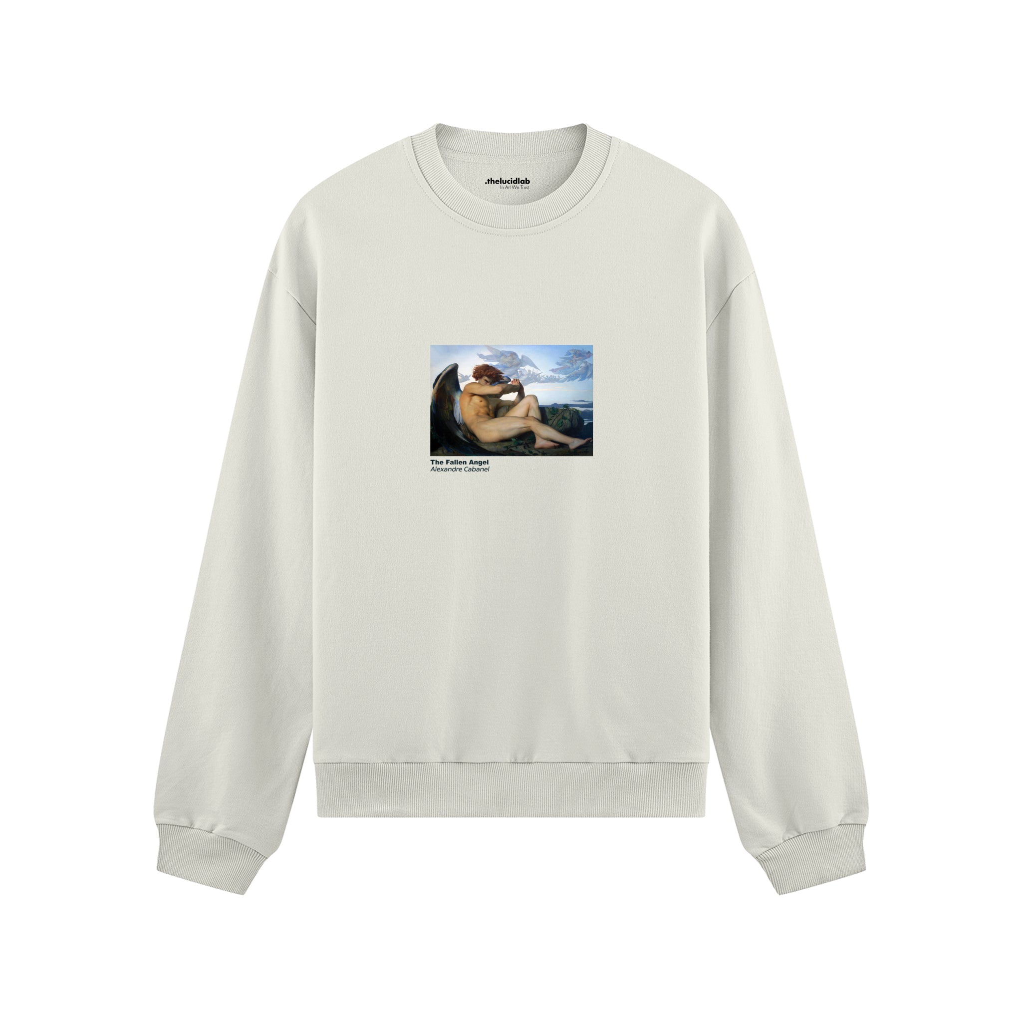 The Fallen Angel Oversize Sweatshirt – Beyaz