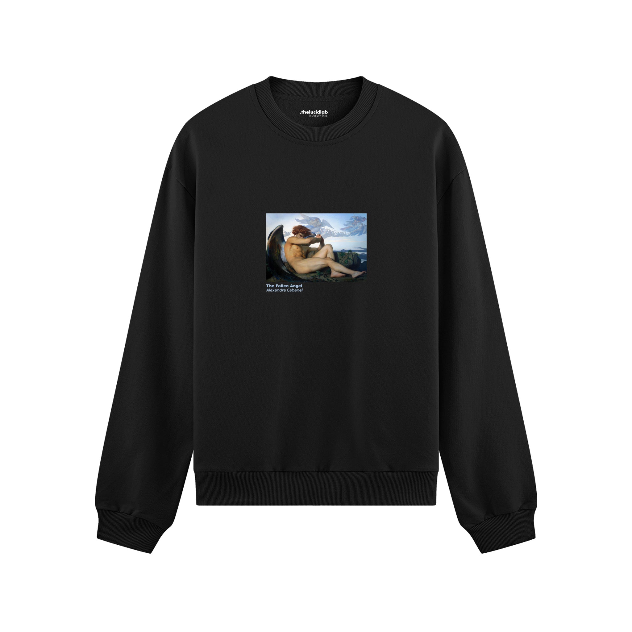 The Fallen Angel Oversize Sweatshirt – Siyah