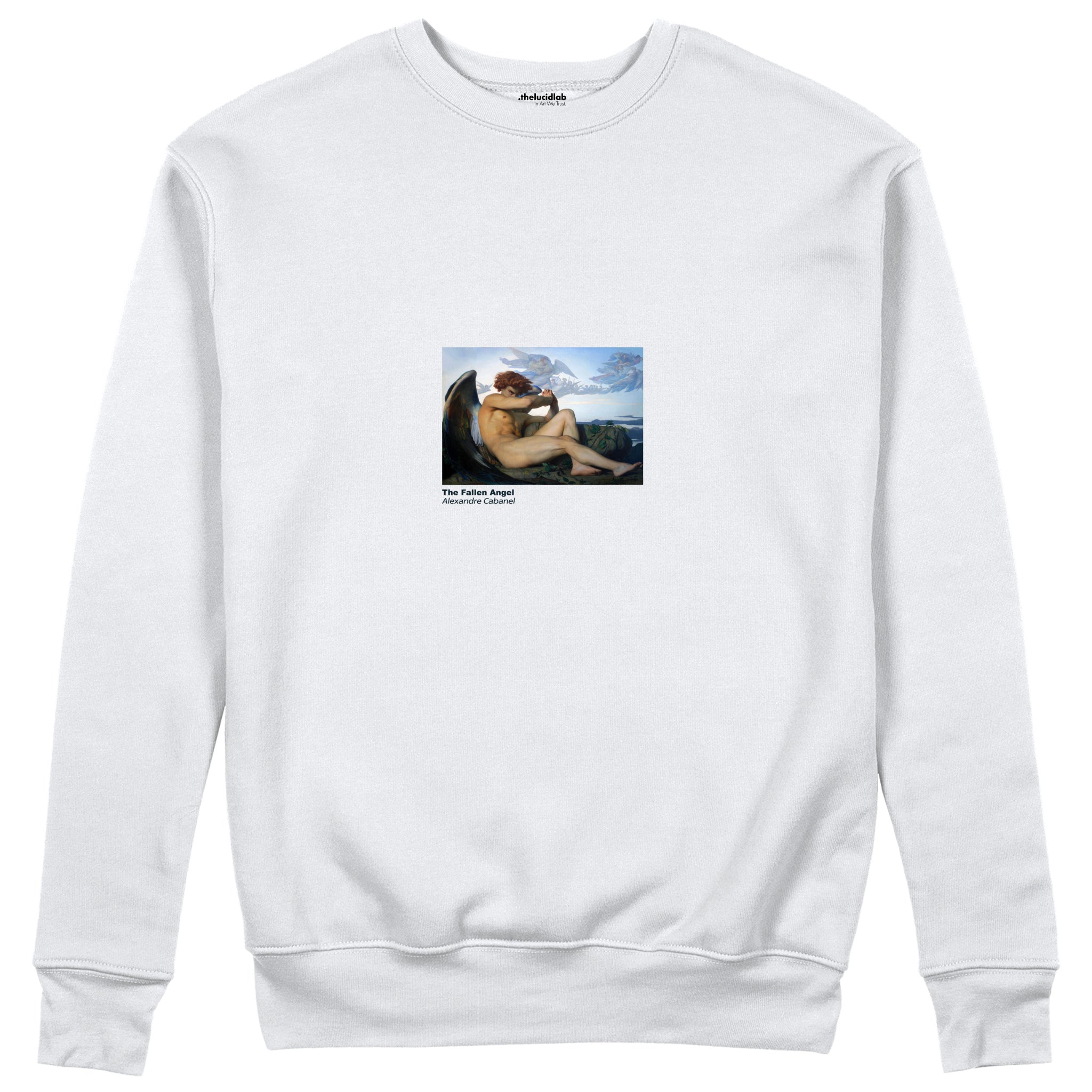 The Fallen Angel Sweatshirt – Beyaz