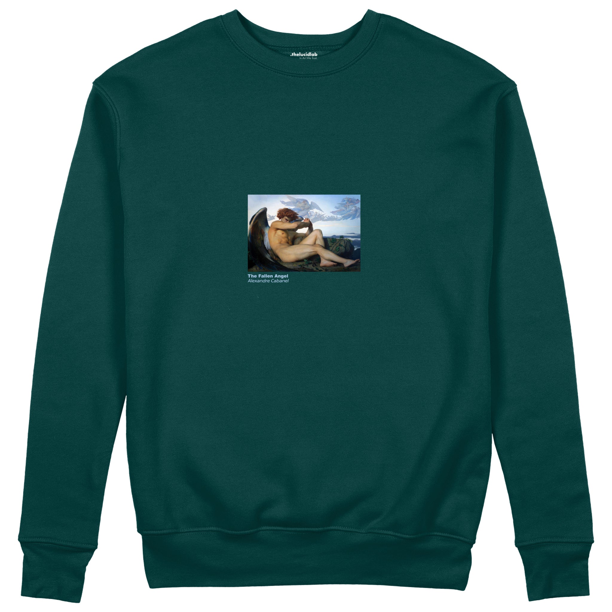 The Fallen Angel Sweatshirt – Koyu Yeşil