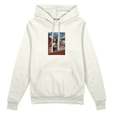 Mona and van Gogh's Secret Oversize Hoodie – Beyaz