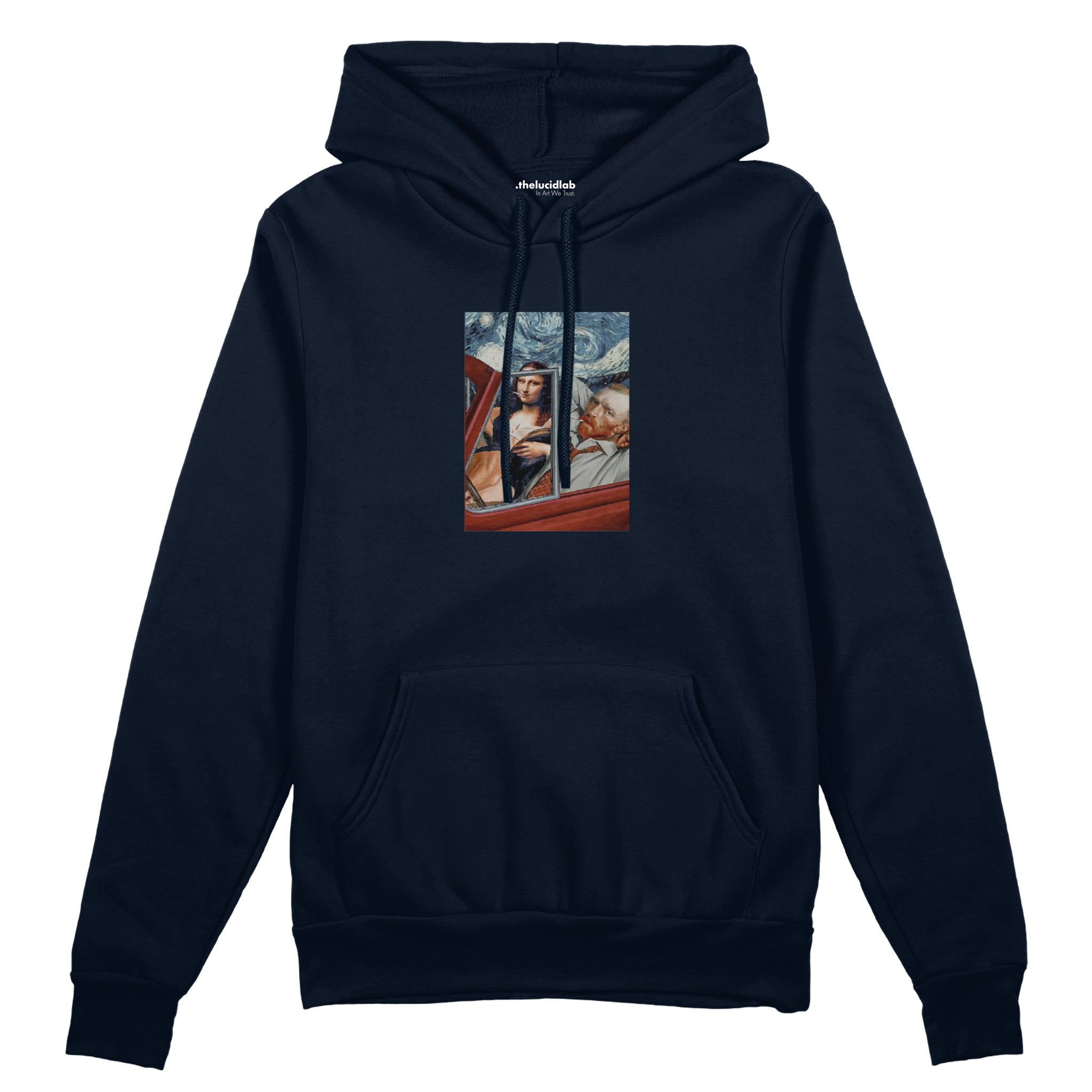 Mona and van Gogh's Secret Oversize Hoodie – Lacivert