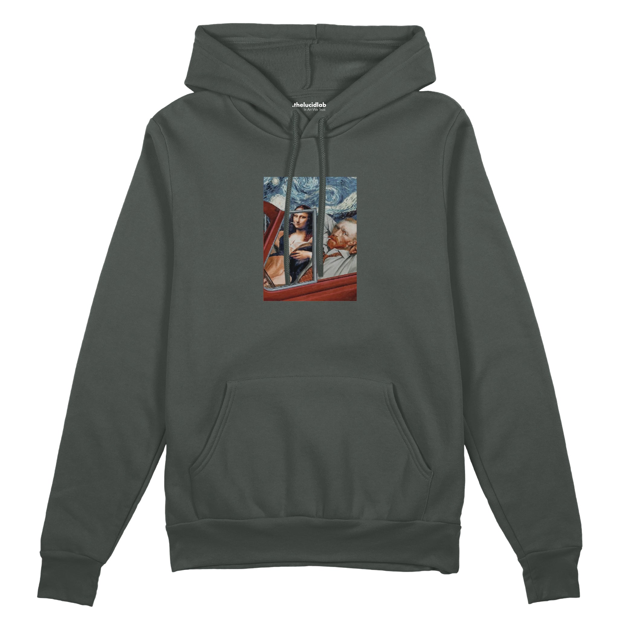 Mona and van Gogh's Secret Oversize Hoodie – Antrasit