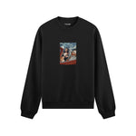 Mona and van Gogh's Secret Oversize Sweatshirt – Siyah
