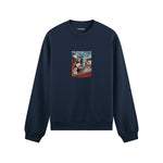 Mona and van Gogh's Secret Oversize Sweatshirt – Lacivert