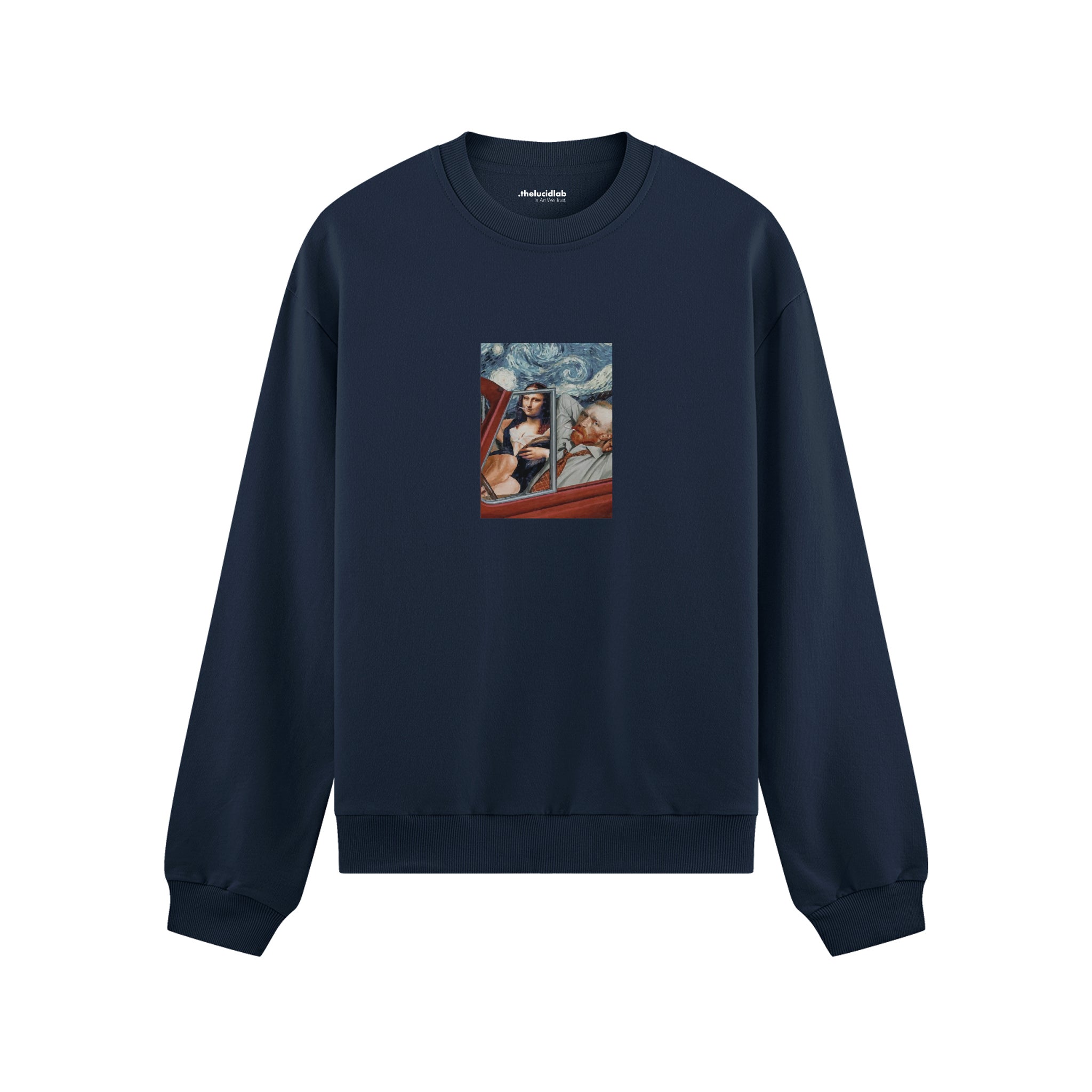 Mona and van Gogh's Secret Oversize Sweatshirt – Lacivert