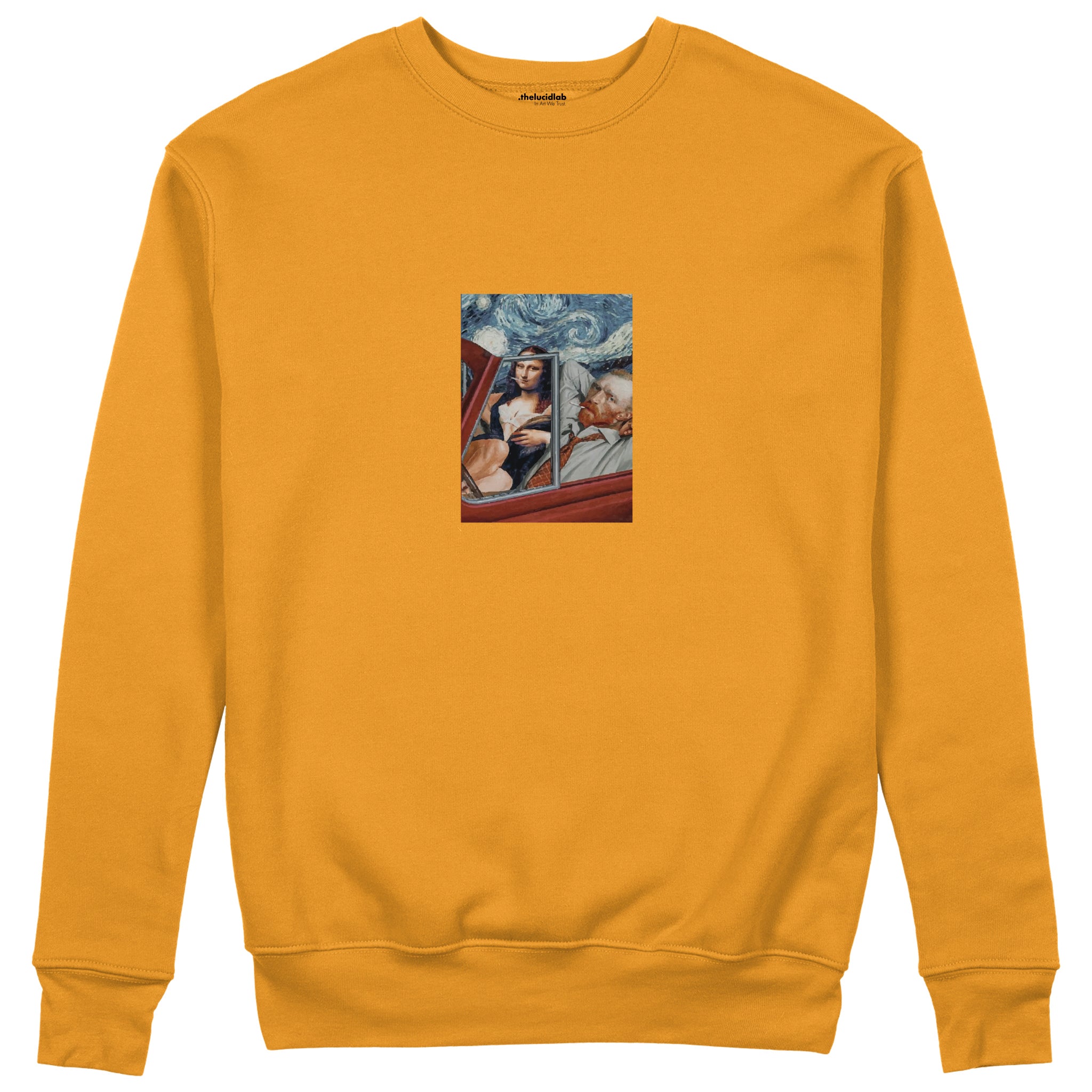 Mona and van Gogh's Secret Sweatshirt – Turuncu