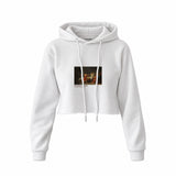 The Death of Socrates Crop Hoodie – Beyaz