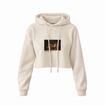 The Death of Socrates Crop Hoodie – Krem