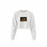 The Death of Socrates Crop Sweatshirt – Beyaz