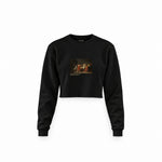 The Death of Socrates Crop Sweatshirt – Siyah